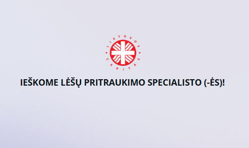 Ieškome lėšų pritraukimo specialisto (-ės)! 